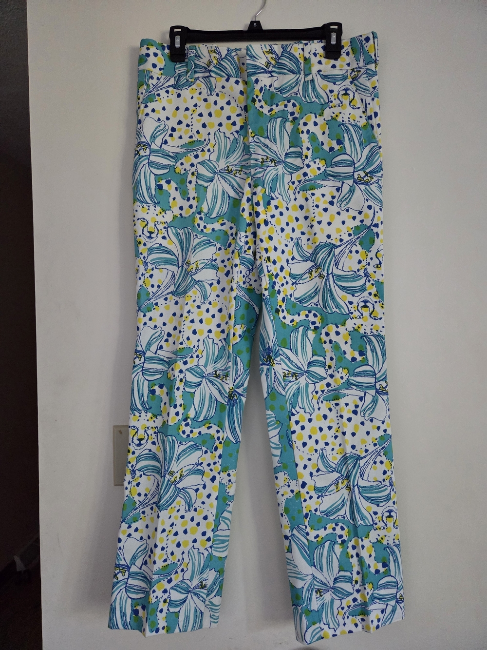 1970s Vintage Lilly Pulitzer "Wildness" Print Chinos